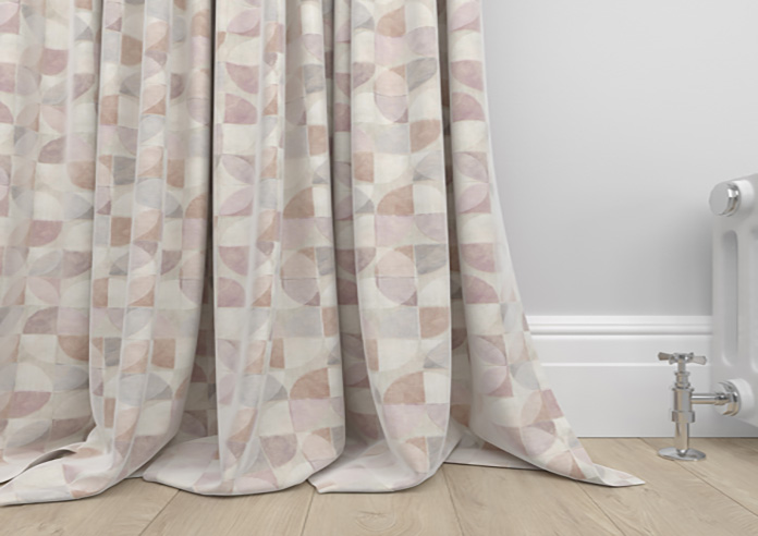 Mosaic Tile, Sweetheart - Made to Measure Curtains - Image 6